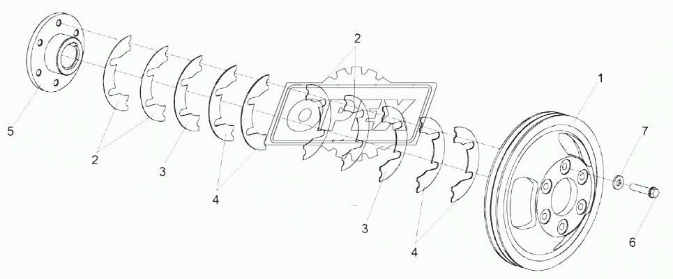 Шкив КЗК-1420-0102340