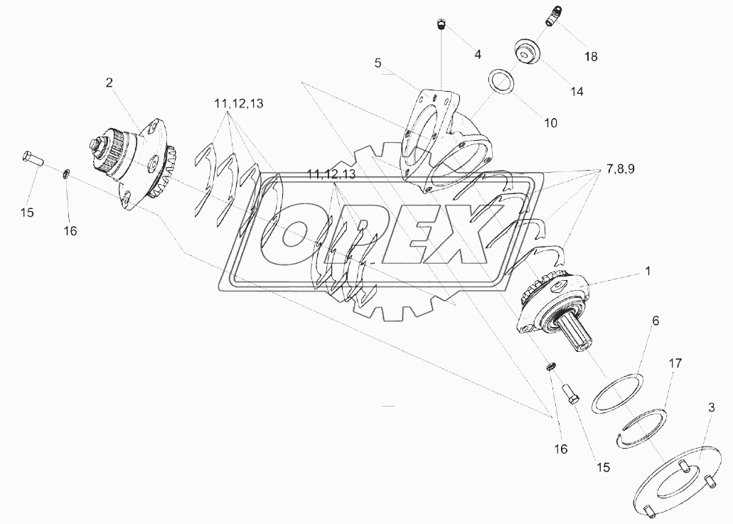 Редуктор КЗК-14-0245100-01