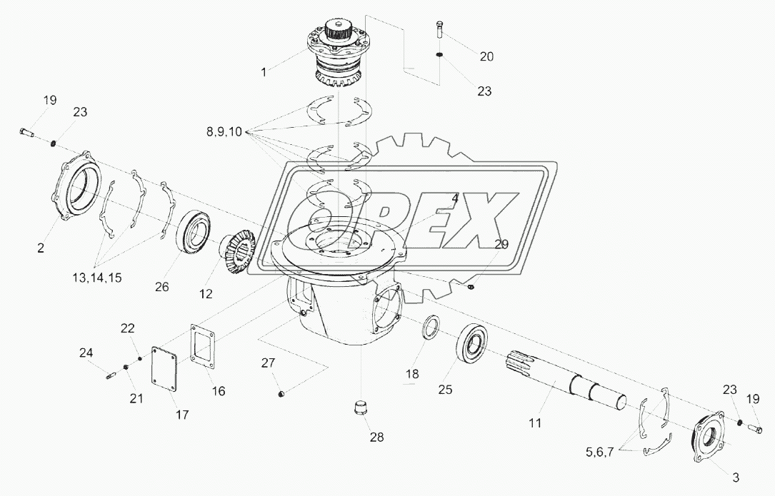 Редуктор КЗК-14-0209000