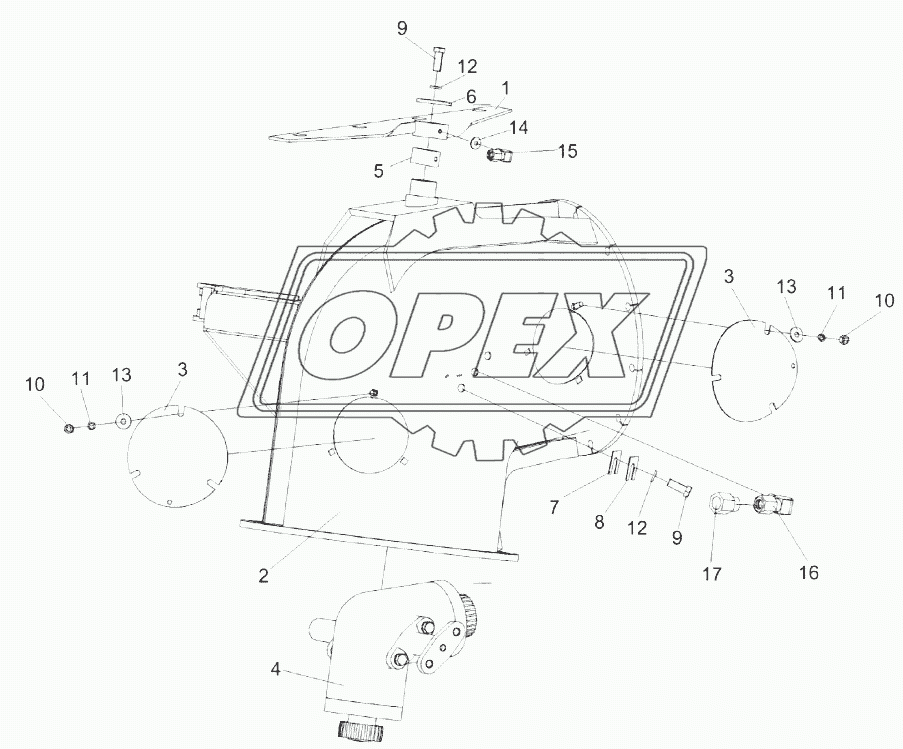 Отвод с редуктором КЗК-1420-0206110