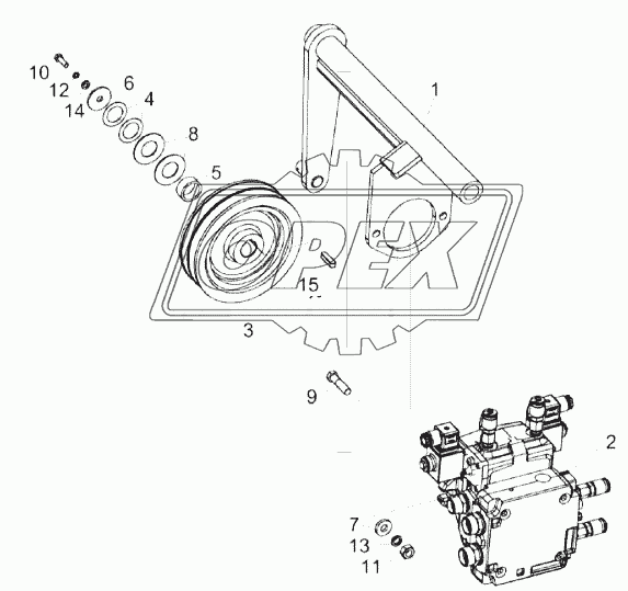 Рычаг КЗК-14-0127010А