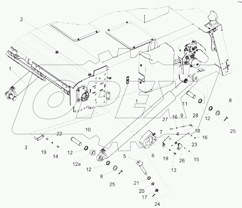 Установка камеры наклонной КЗК-1420-1800000