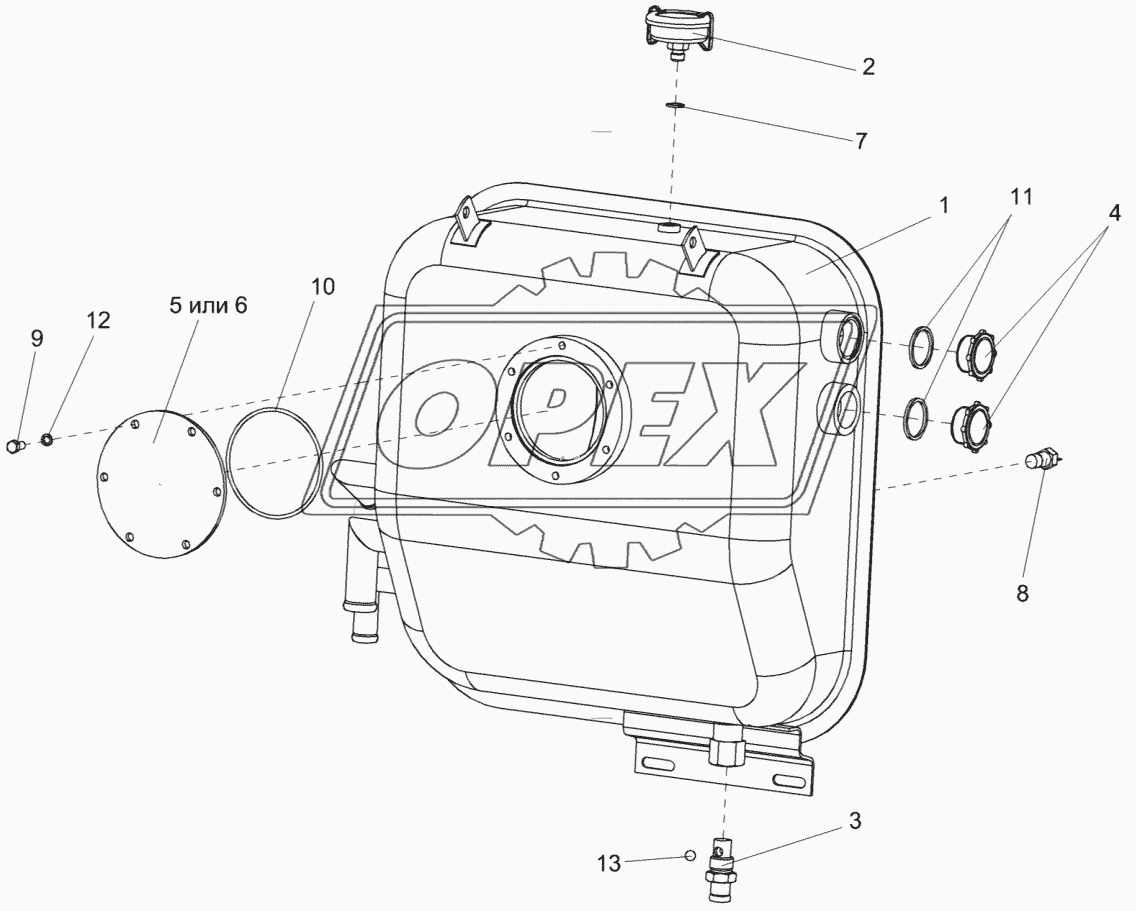 Бак масляный УЭС-7-0602040А