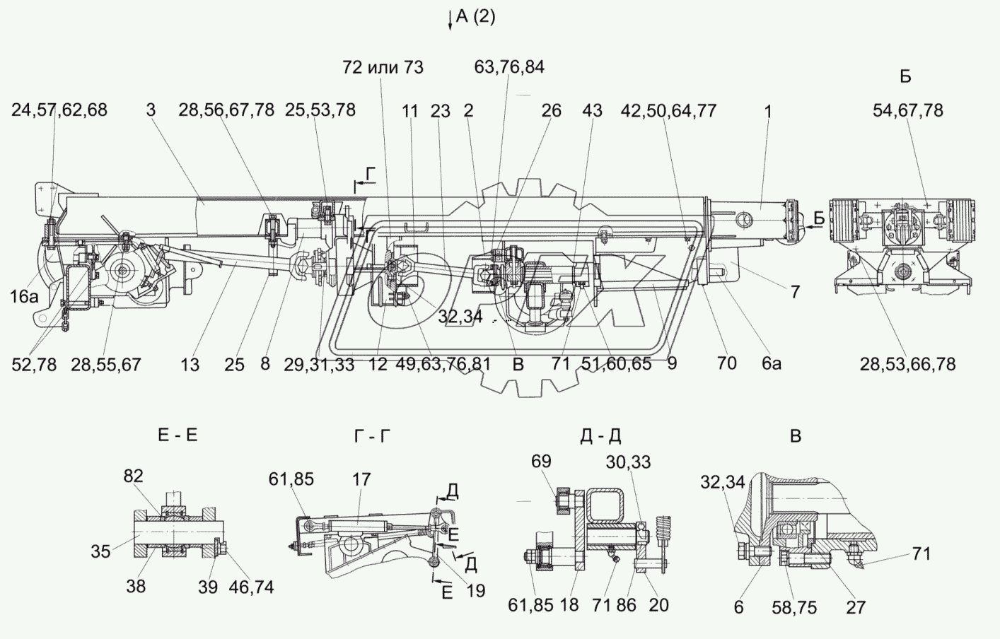 Шасси УЭС-7-0100000 1