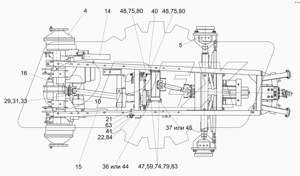 Шасси УЭС-7-0100000