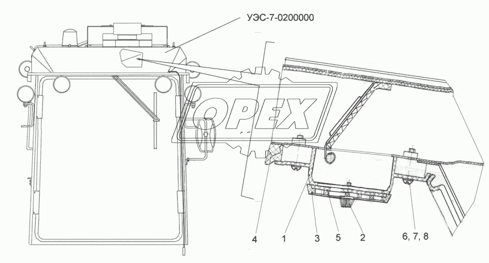 Установка клапана УЭС-7-0200100