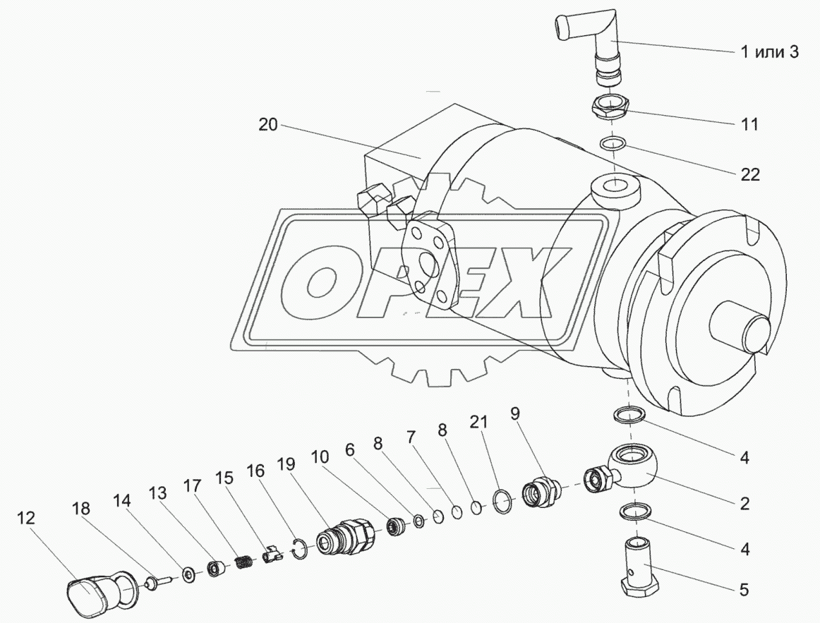 Гидромотор УЭС-6-0601200