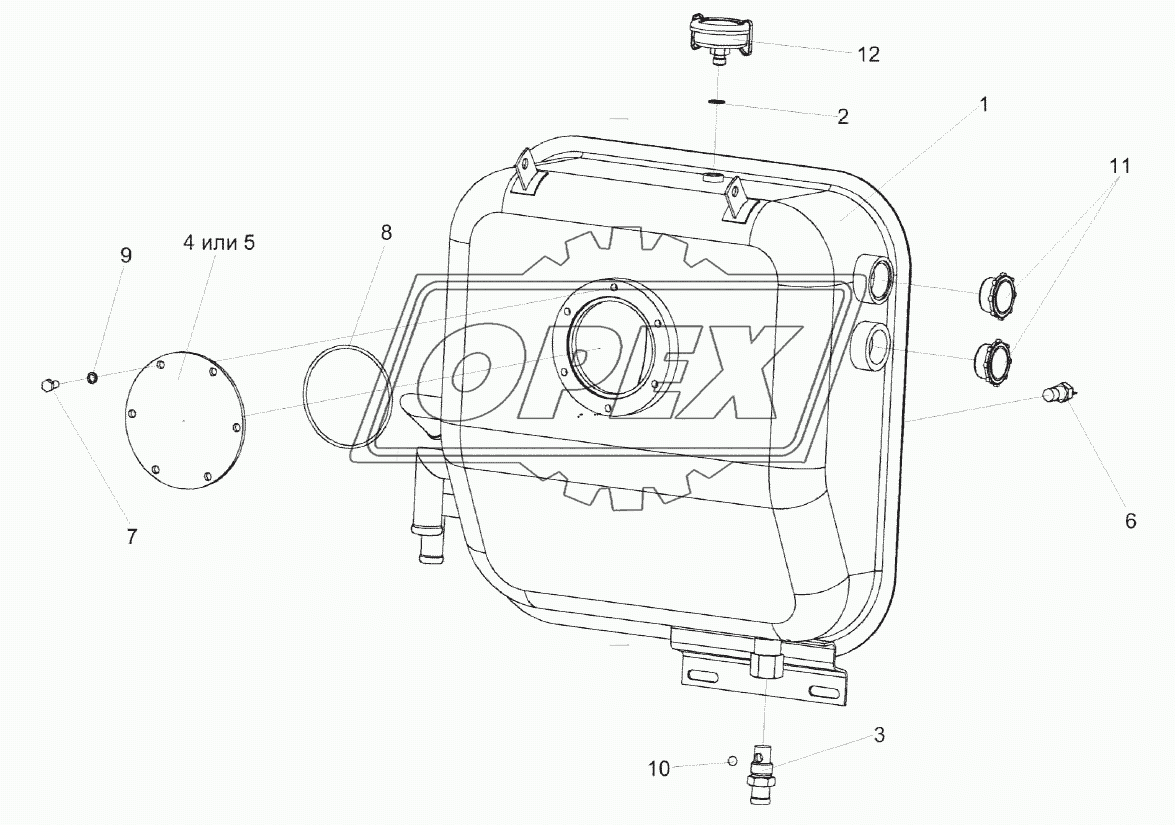 Бак масляный УЭС-7-0602040А