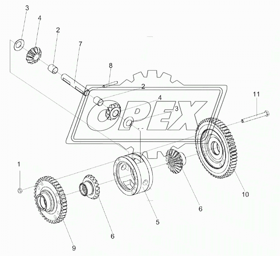 Дифференциал 3518020-43190