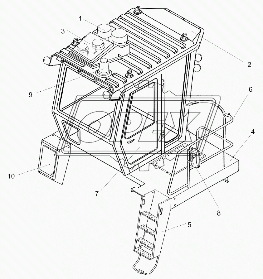 Кабина УЭС-7-0200000 (общий вид)