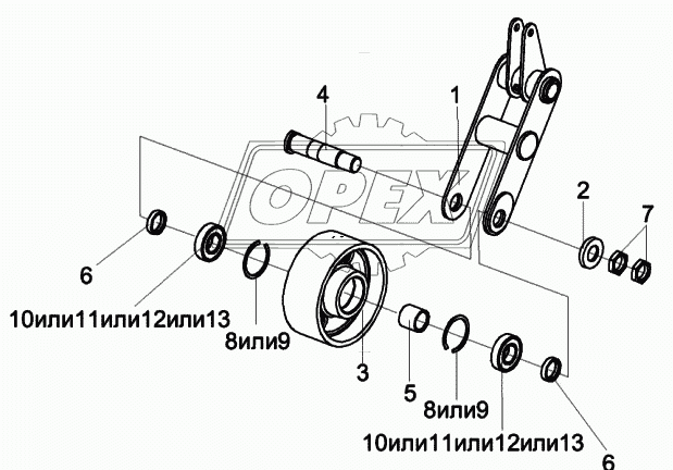 Рычаг КСК-6025-0133120