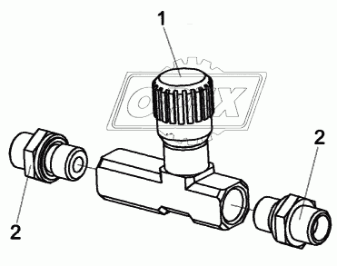 Дроссель с обратным клапаном регулируемый КСК-6025-0602420