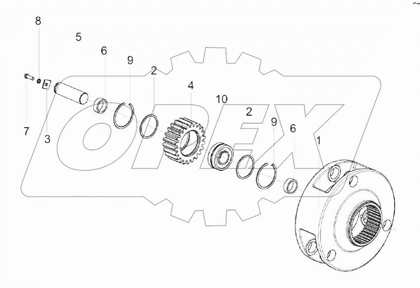 Водило УЭС-16-0107230