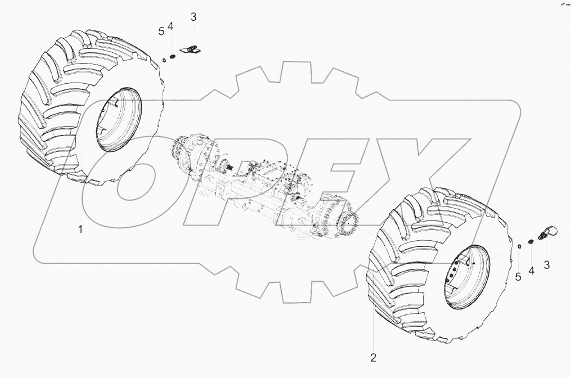 Колеса КВК 0108600 и КВК 0108600-01