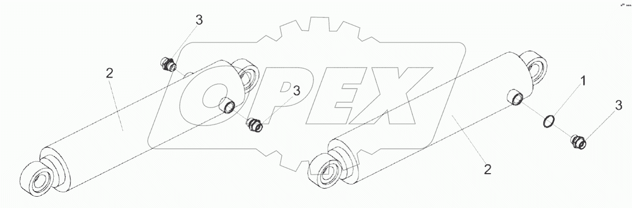 Гидроцилиндры навески КВК 0602500Б и КВК 0602500Б-01