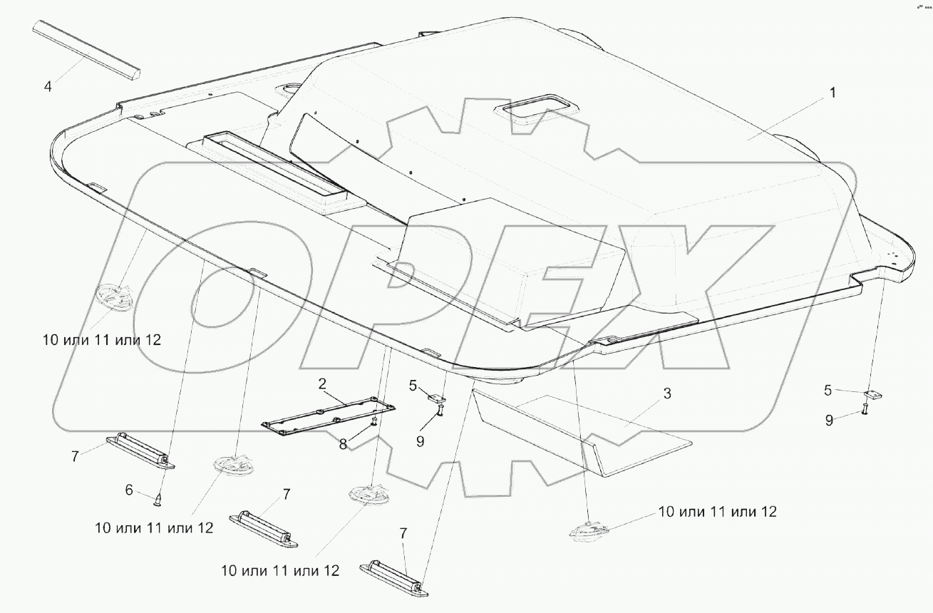 Облицовка КВК 0120540-01