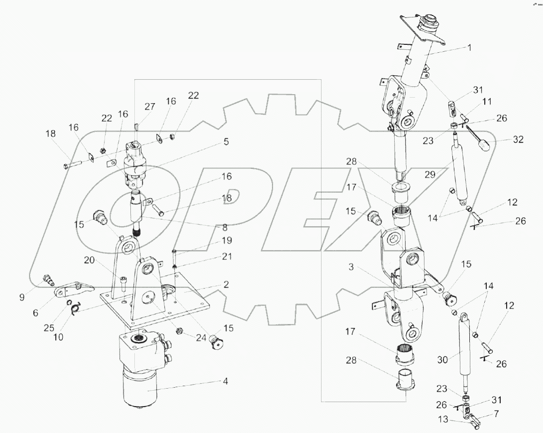 Привод КВК 0129240