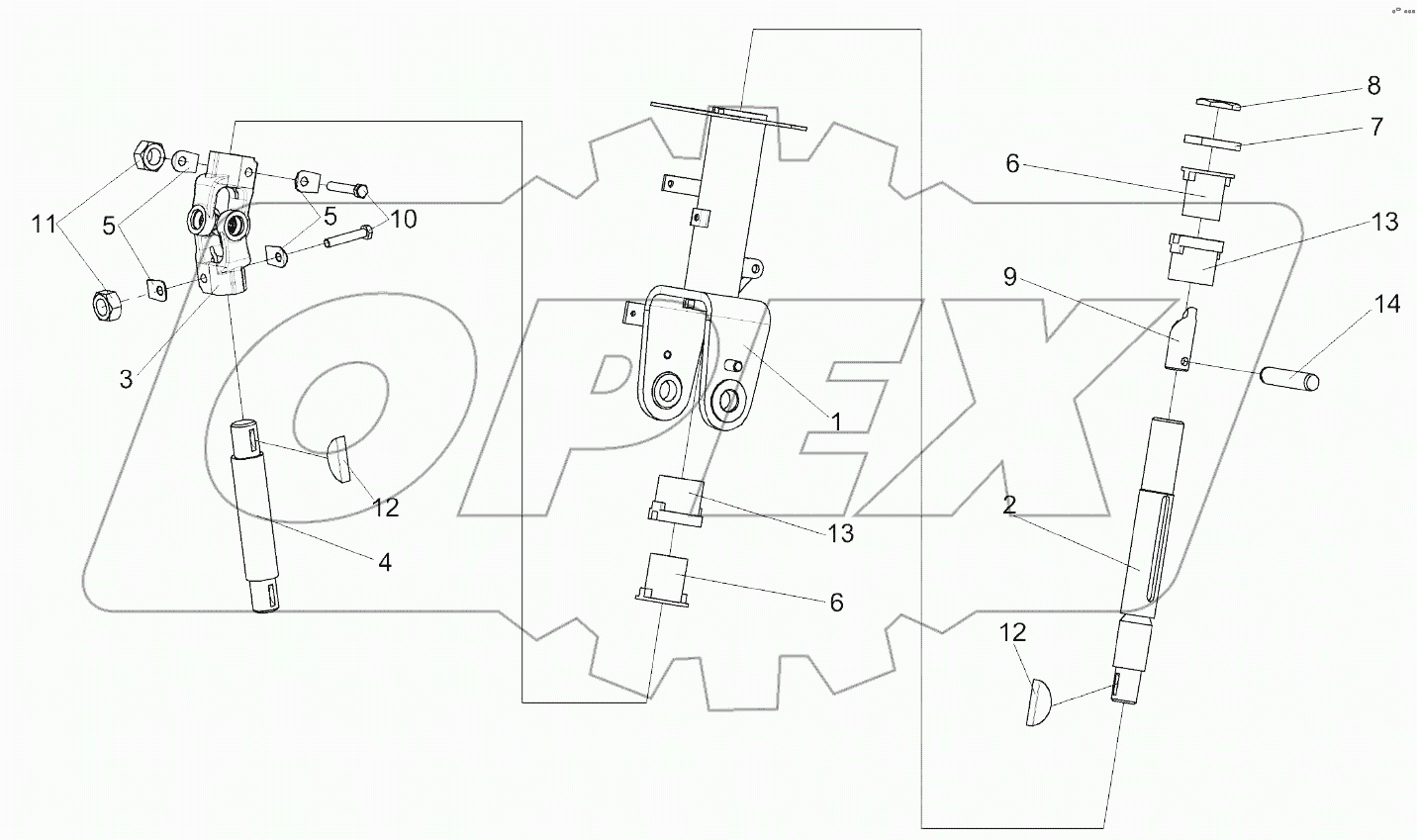 Привод управления КВК 0129250