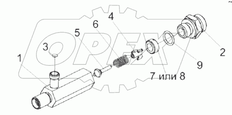 Клапан дренажный КВК 0601520