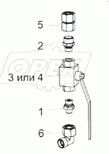 Кран КВК 0602370А
