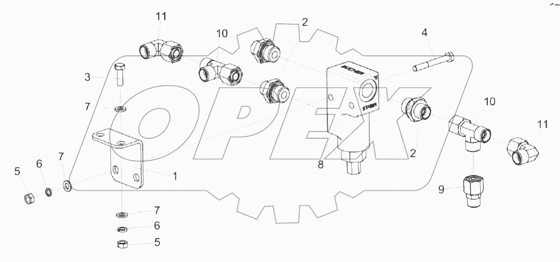Клапан предохранительный КВК 0602400А