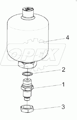 Пневмогидроаккумулятор КВК 0602410