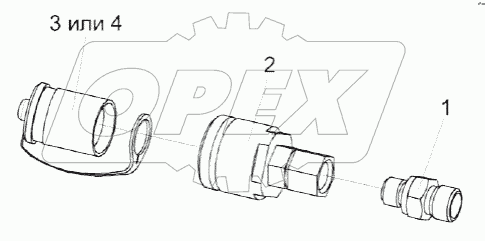Полумуфты КВК 0602660 и КВК 0602660-01
