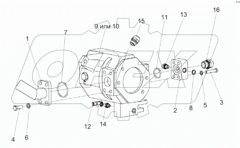 Гидронасос рулевого управления КВК 0602200Б