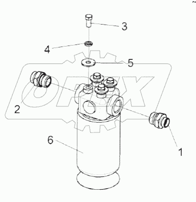 Фильтр напорный КВК-6-0604330