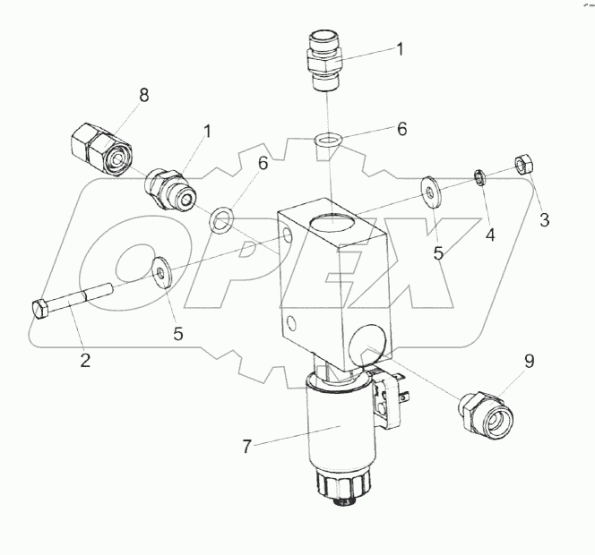 Клапан электроуправляемый КВК 0606340Б