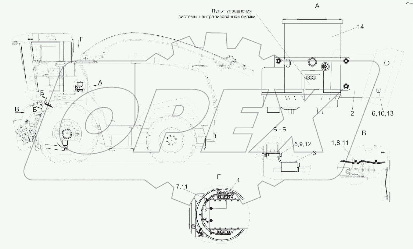 Установка централизованной смазки КВК 0100600