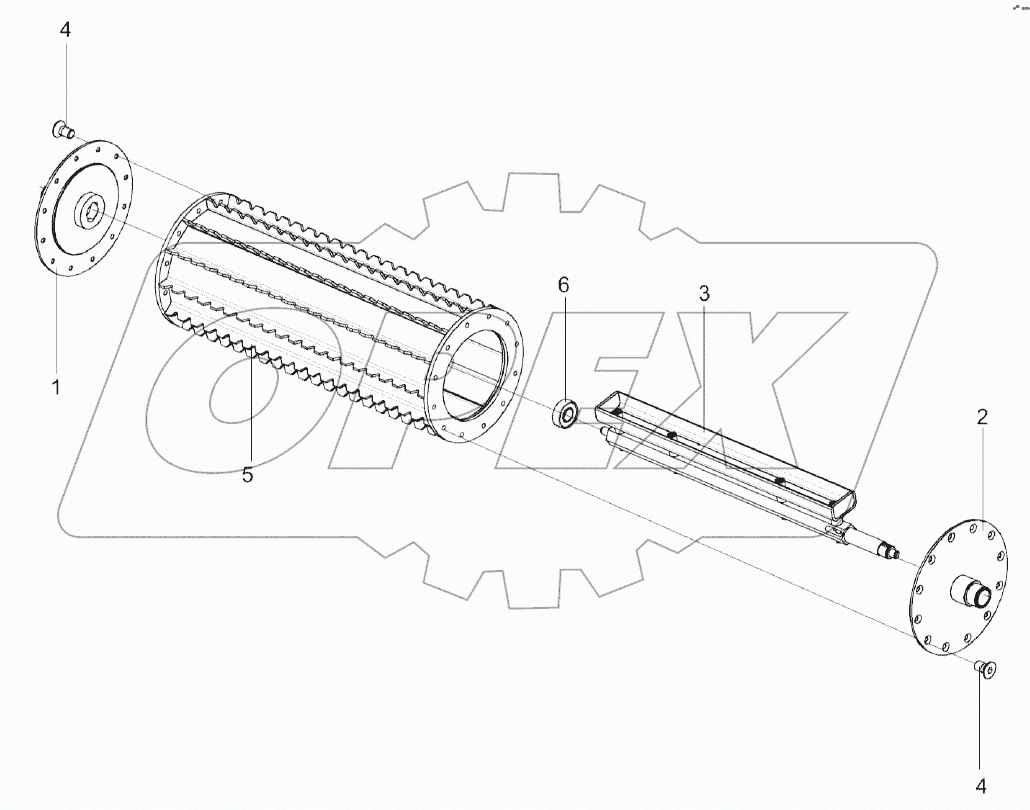 Валец детекторный КВК 0111070