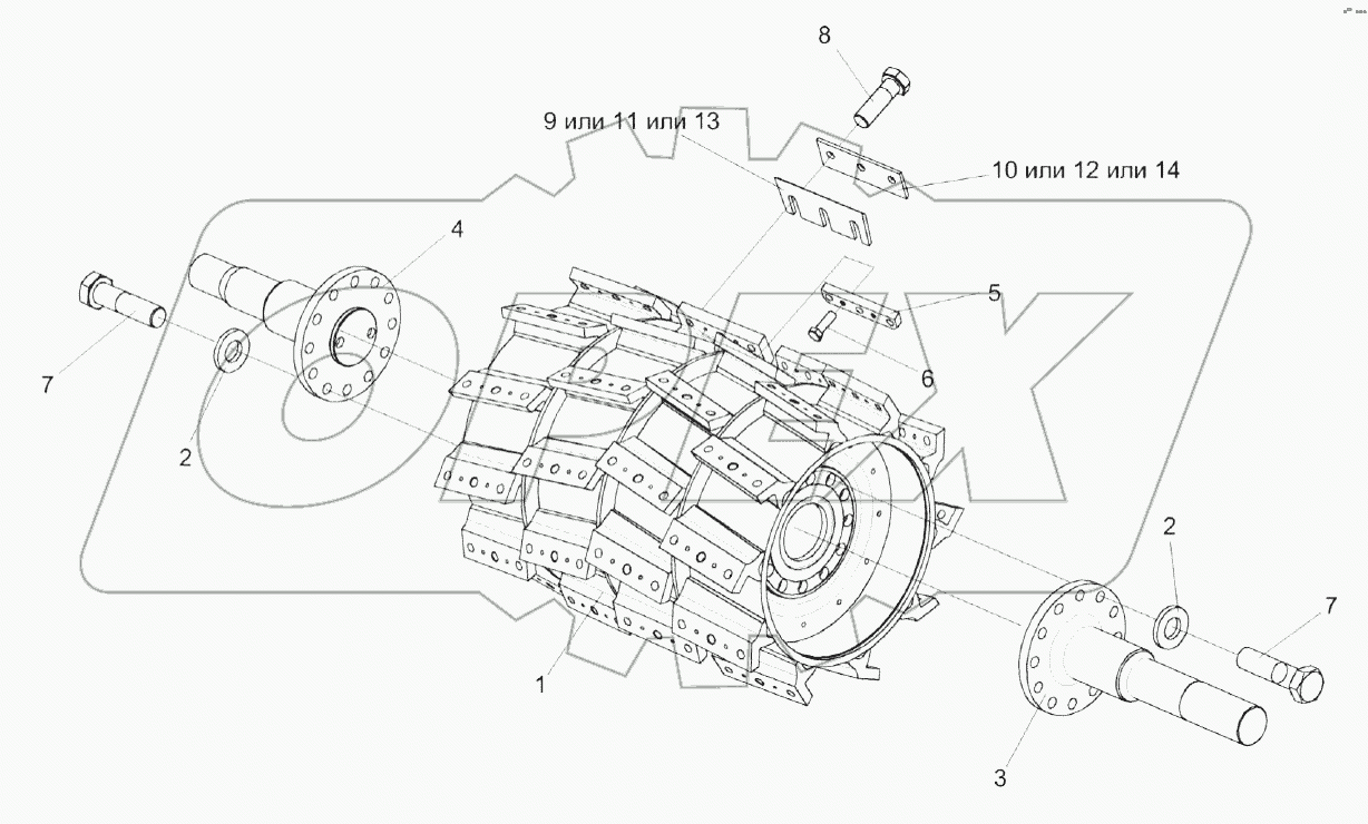 Барабан КВК 0115020