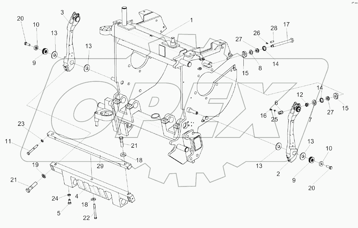 Установка рычагов КВК 0115170 и КВК 0115170-01