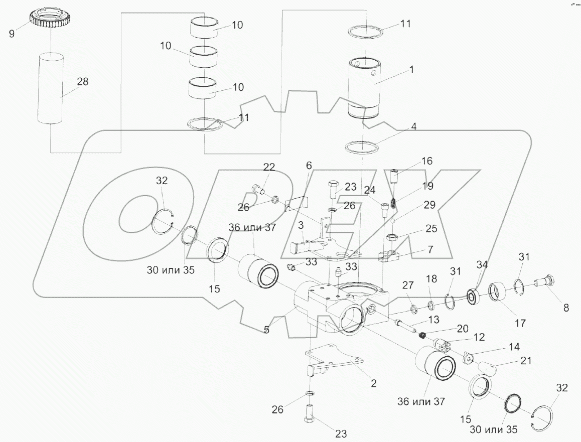 Каретка КВК 0116010