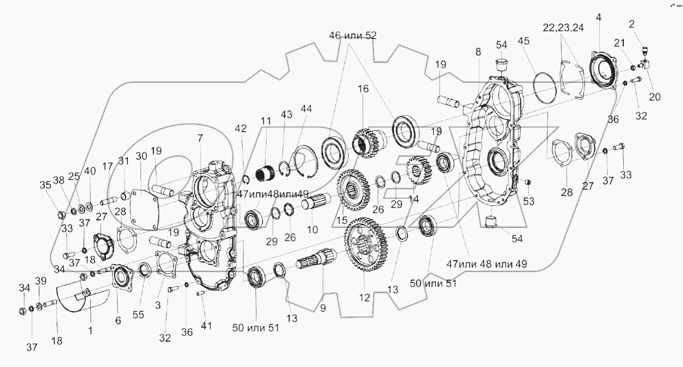 Редуктор КВК 0104100А