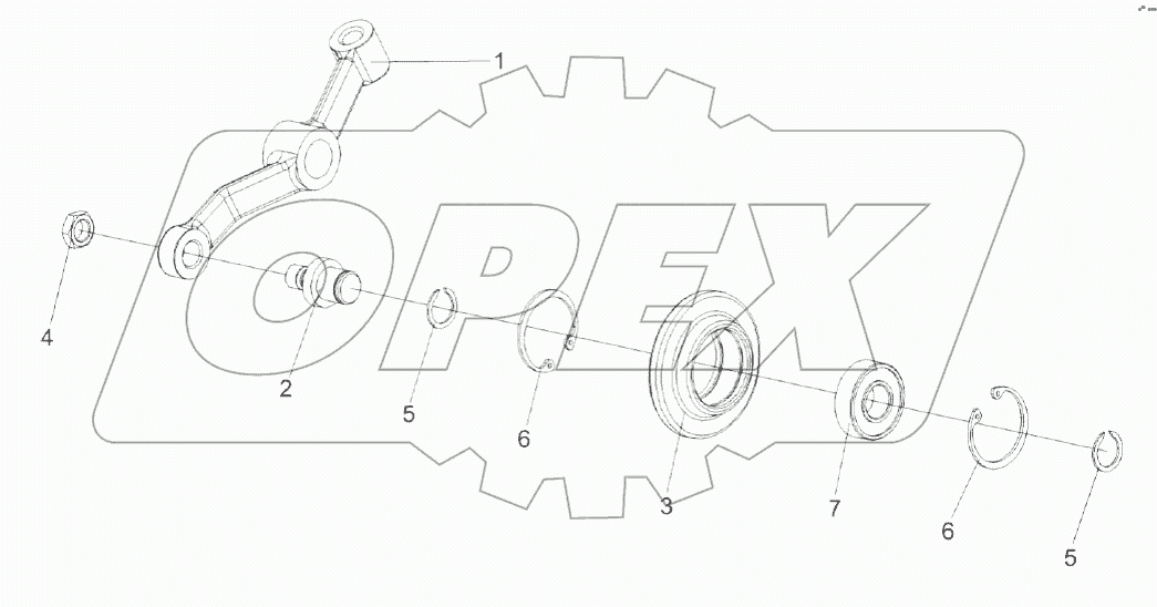 Рычаг КВК 0149150