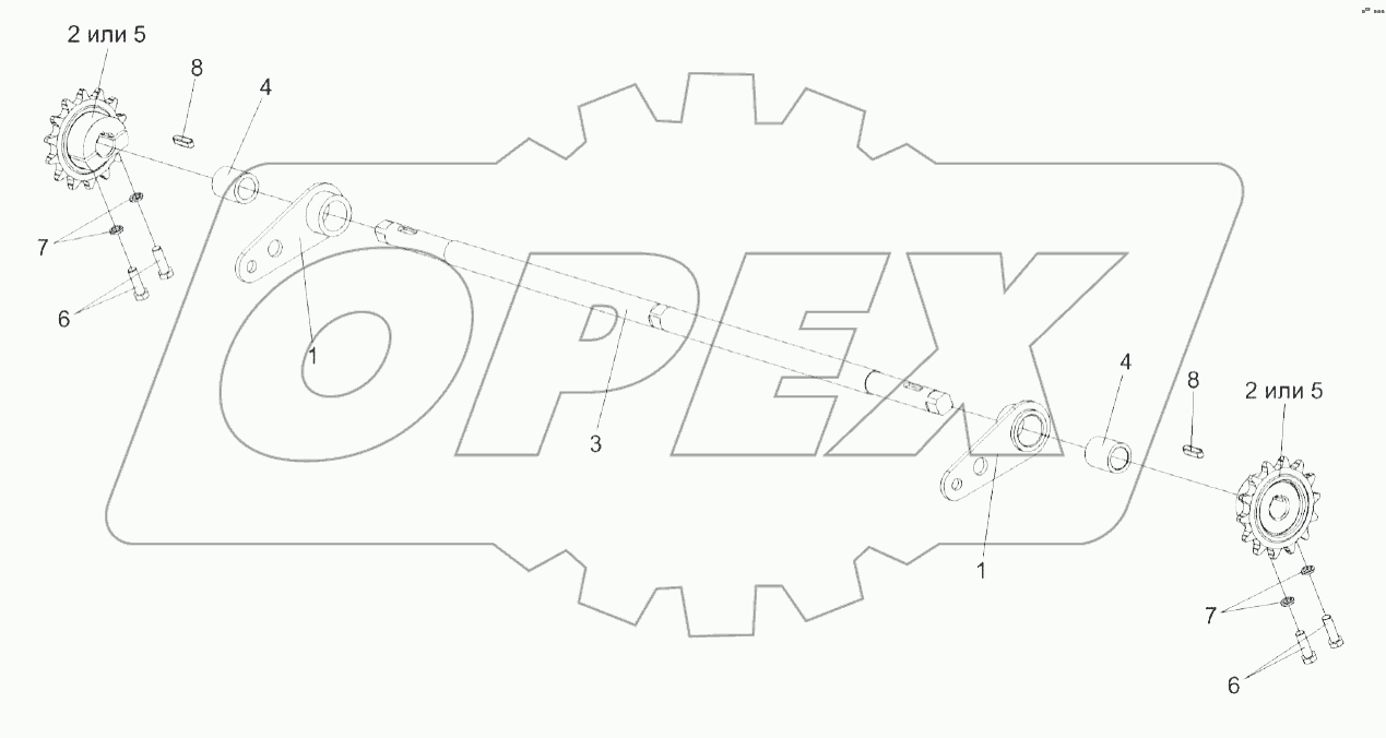 Механизм перемещения КВК 0149170