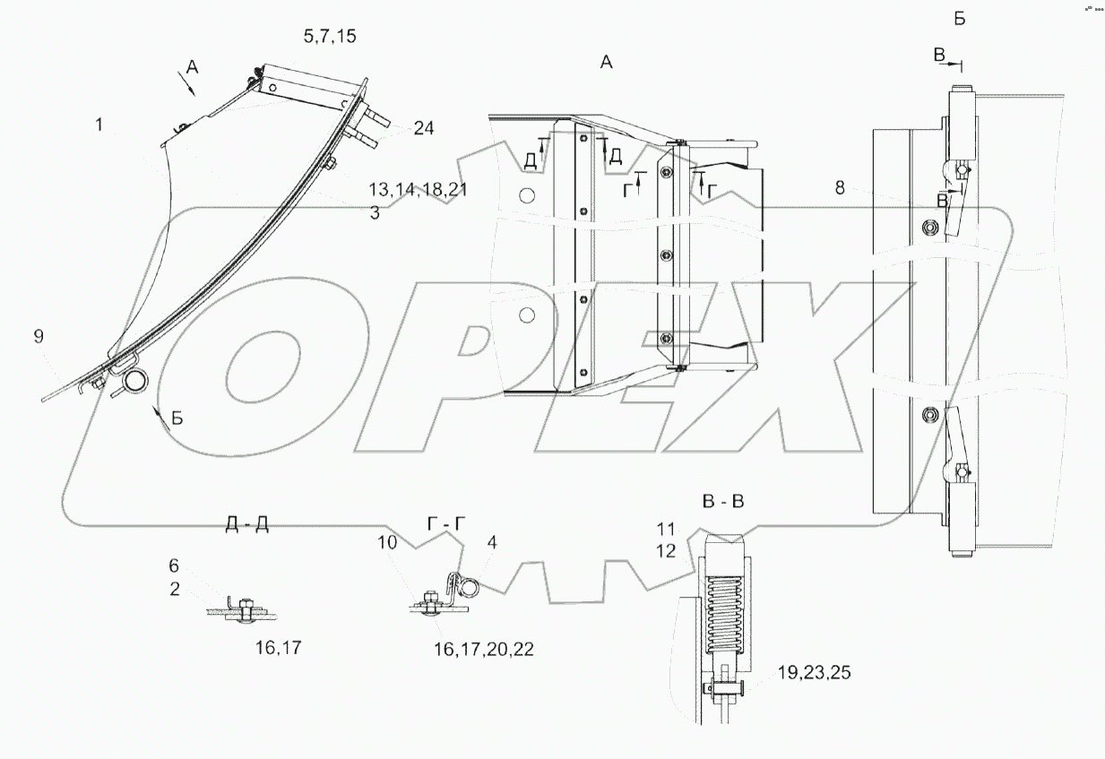 Камера приемная КВК 0141100