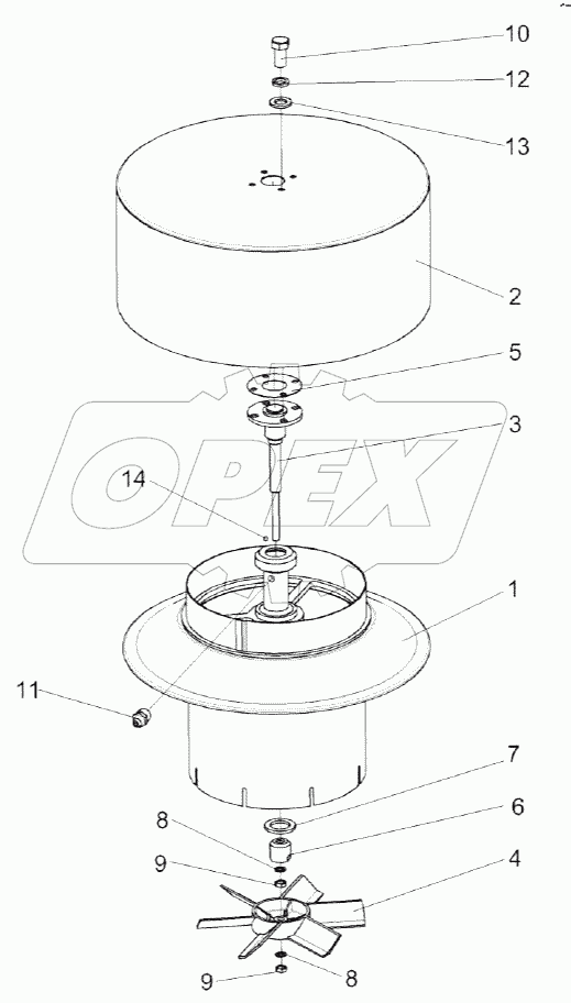 Воздухозаборник вращающийся КВК 0153100