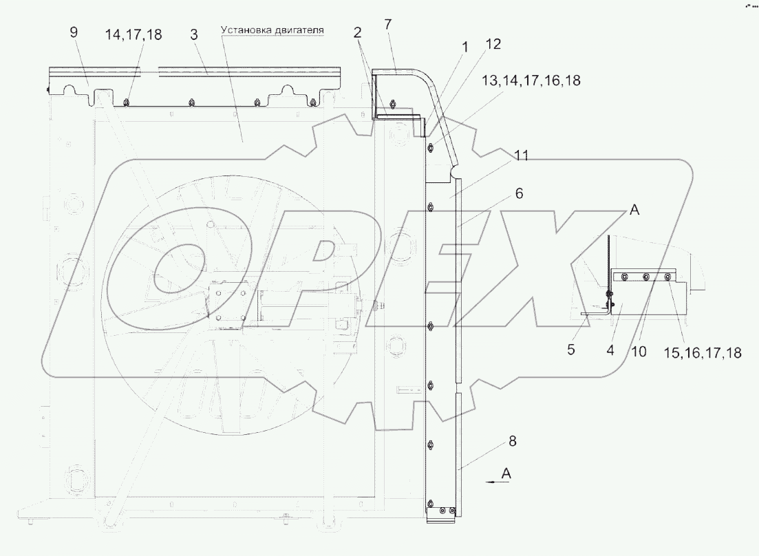 Установка уплотнений КВК 0156000