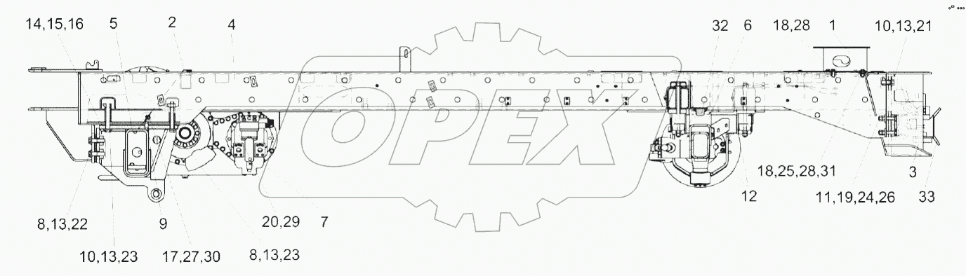 Шасси КВК 0101000