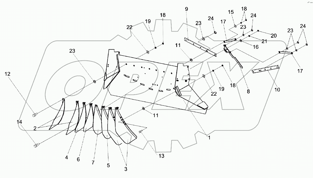 Дефлектор КЗК-8-0290320