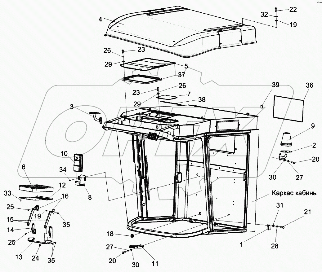 Кабина КЗК-12-0120000-01