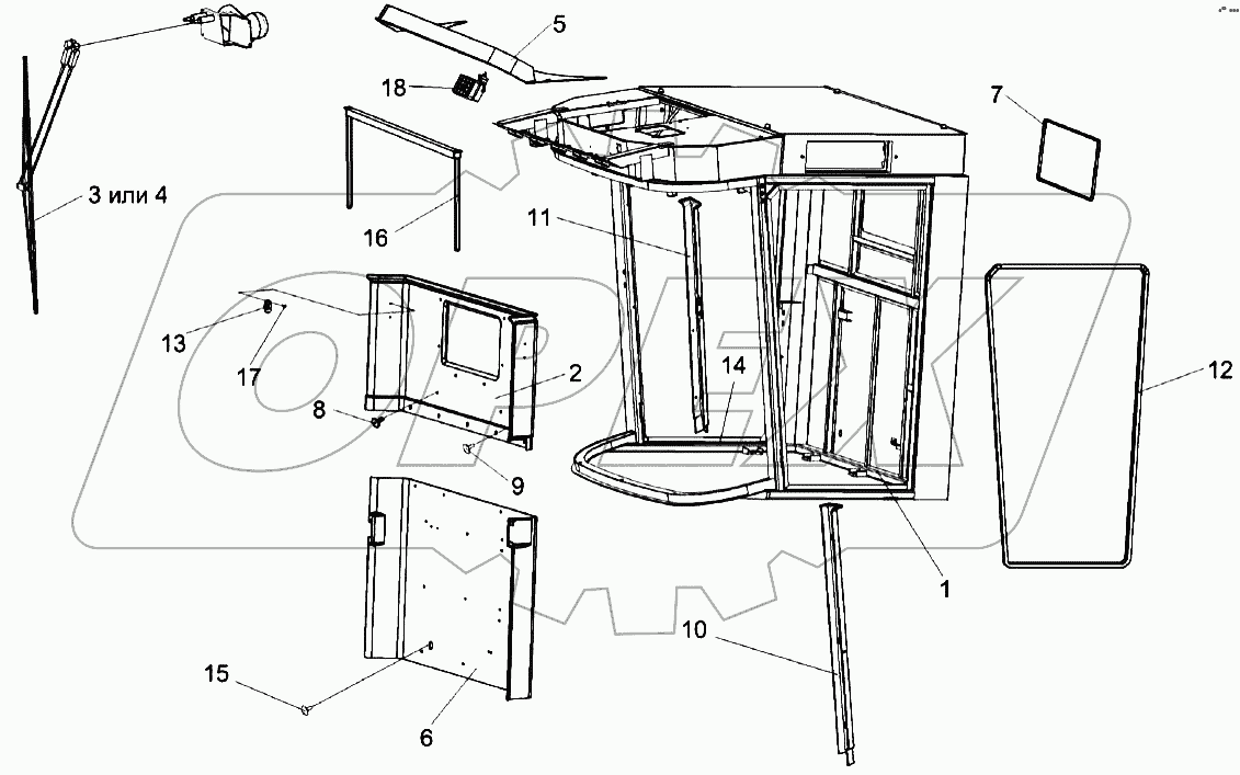 Кабина КЗК-12-0120000-01