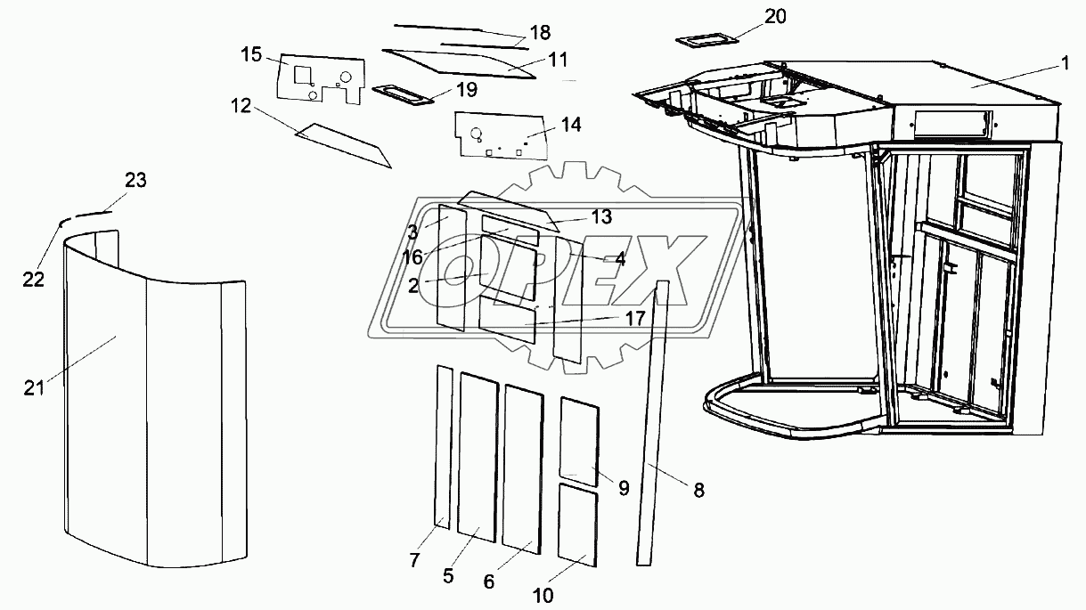 Каркас КЗК-12-0120010