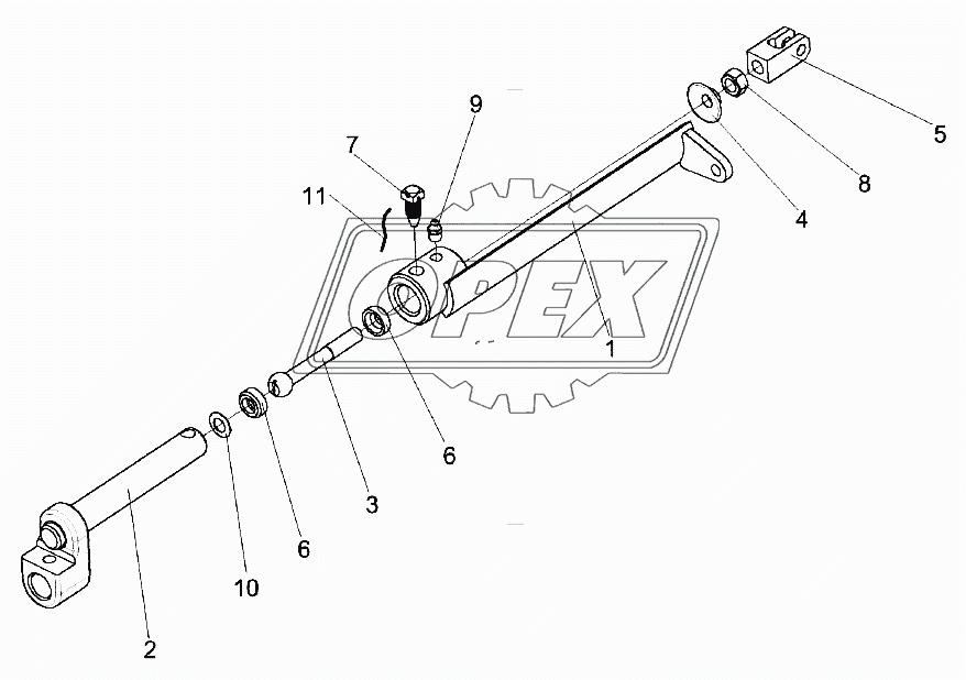 Шток КЗК-8-0119120