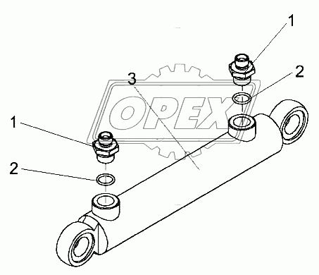 Гидроцилиндр КЗК-12-0602310