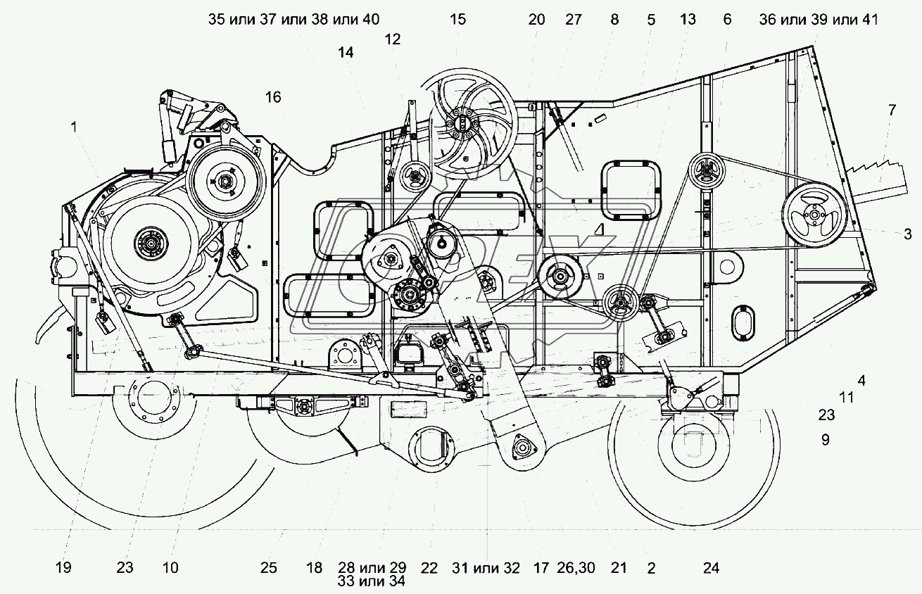 Очистка КЗК-8А-0202000-01 (вид слева)