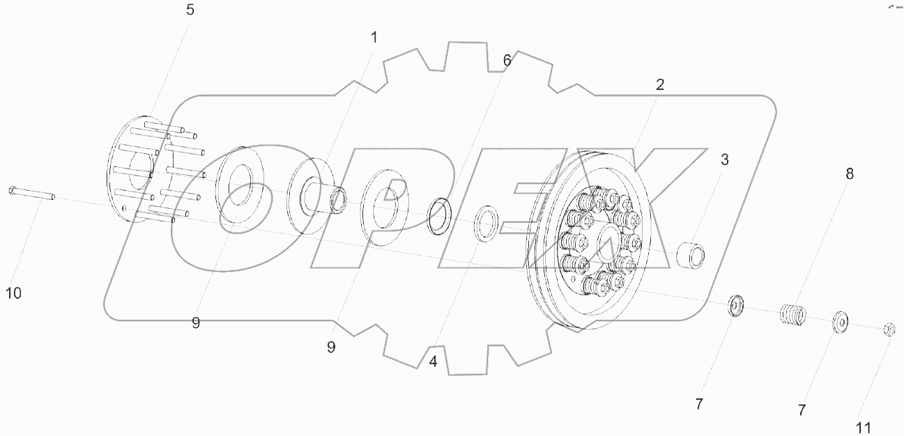 Муфта фрикционная КЗК 0219100А